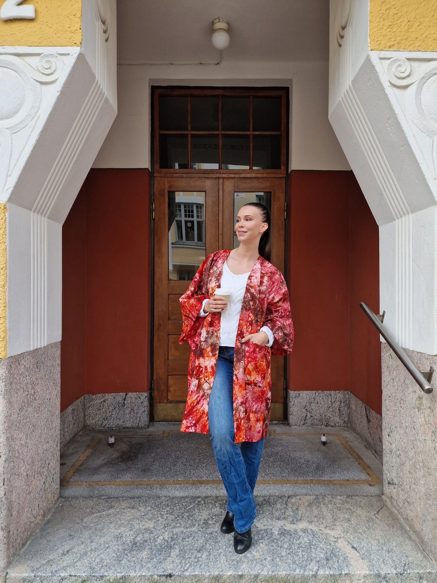 African Batik Oversize Kimono