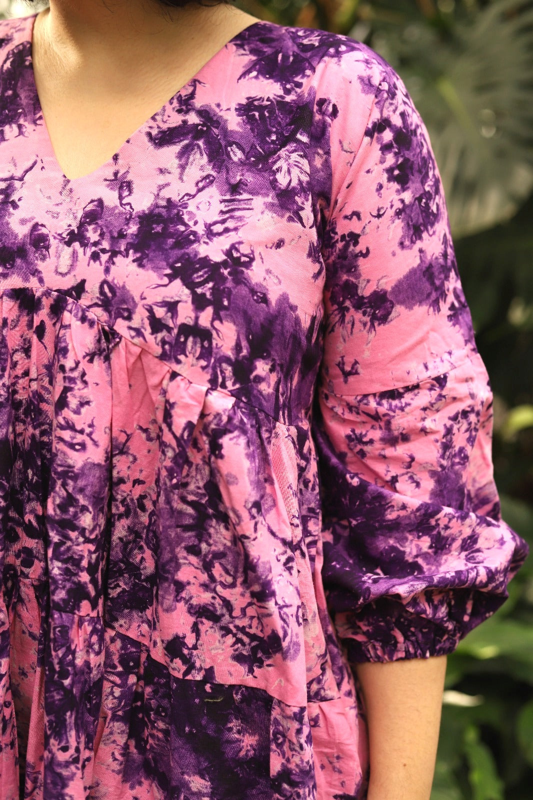 Naomi - Layered Batik Dress