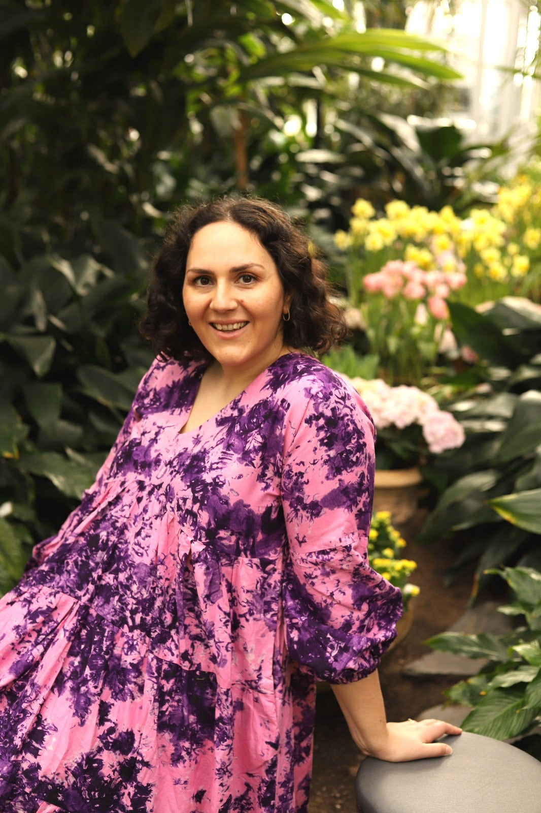Naomi - Layered Batik Dress