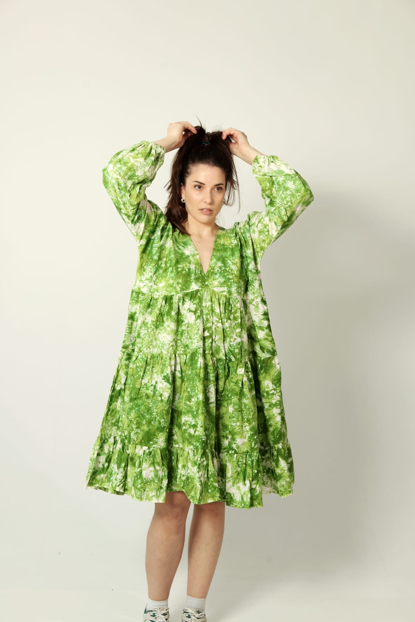 Naomi - Layered Batik Dress
