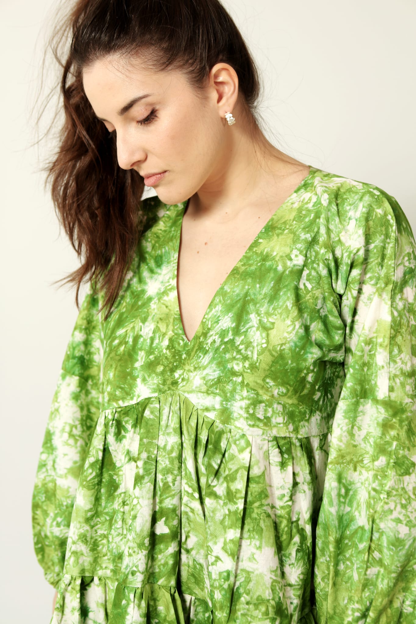Naomi - Layered Batik Dress