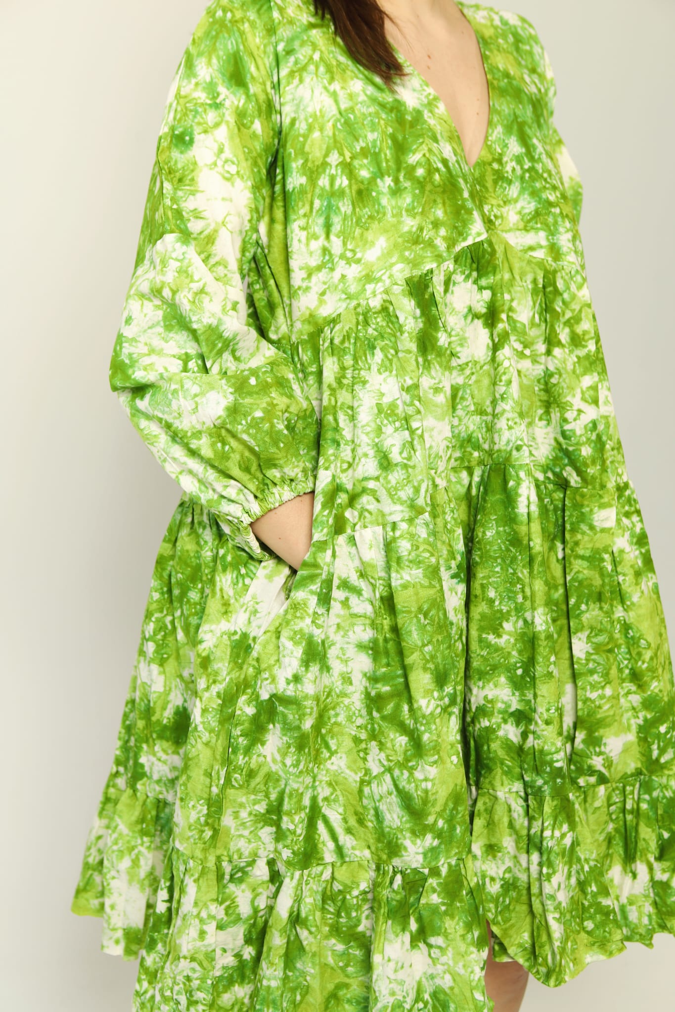 Naomi - Layered Batik Dress