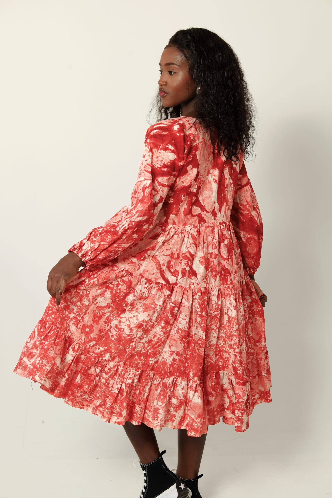 Naomi - Layered Batik Dress