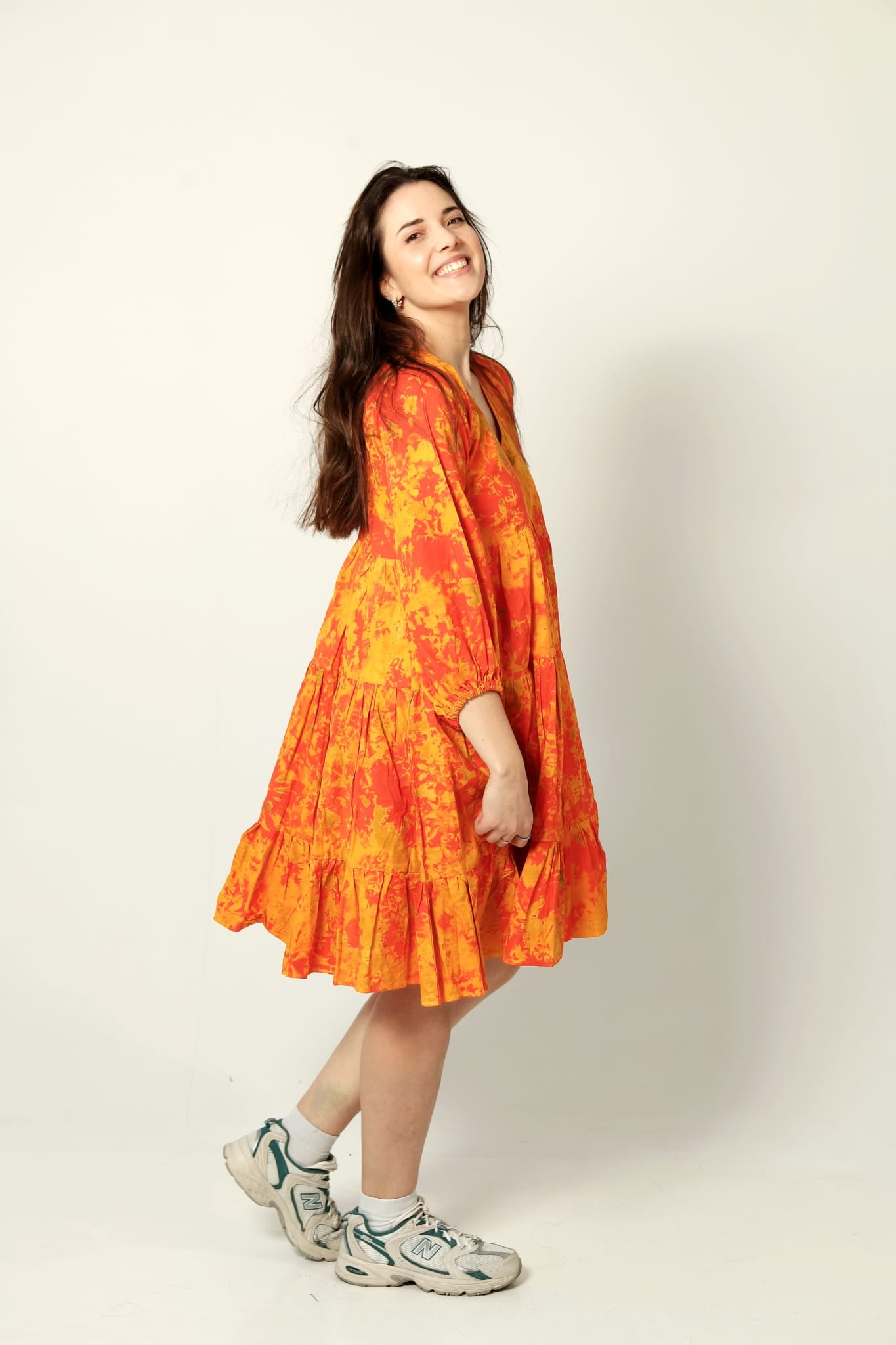 Naomi - Layered Batik Dress