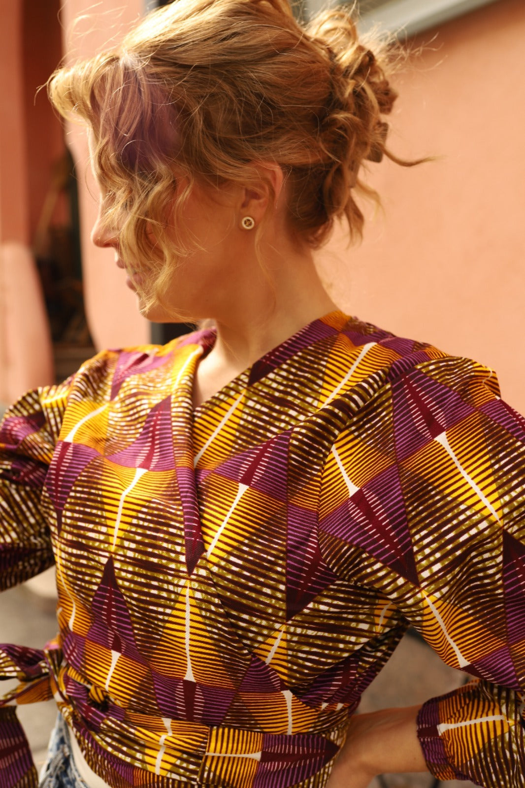 Zola - Crop Wrap top