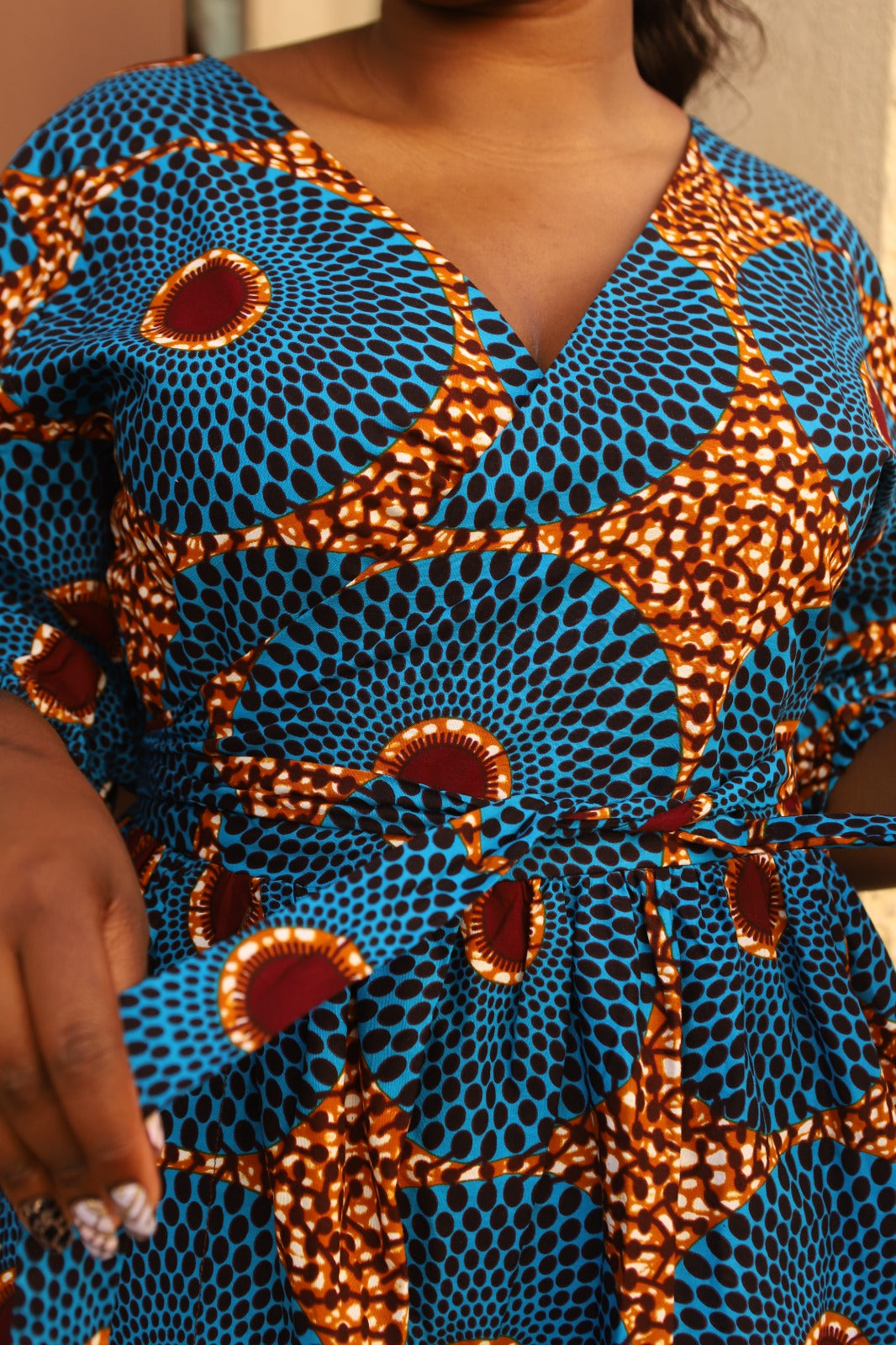 Keba Maxi wrap dress - sample