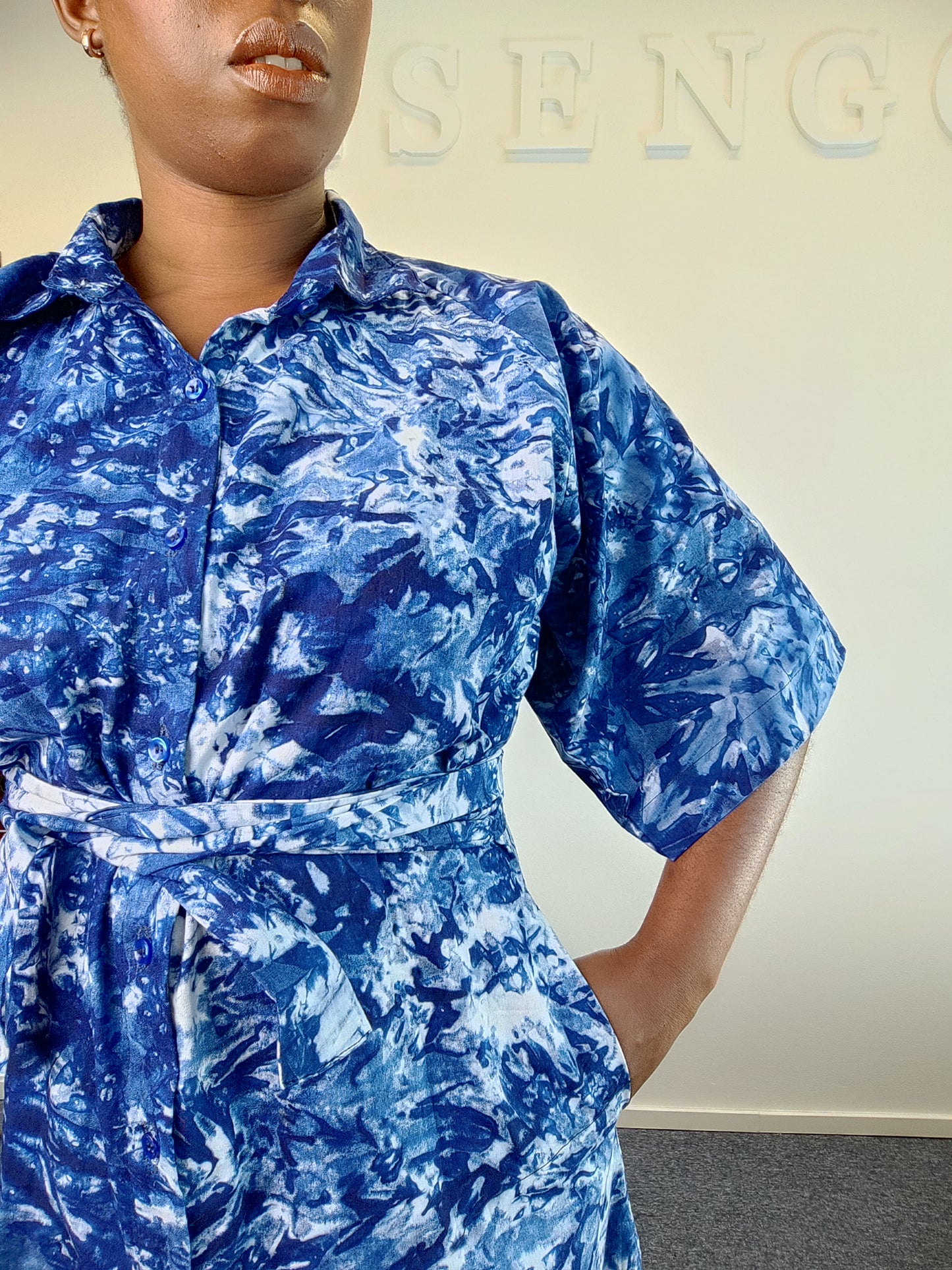 Kitoko - Collared midi dress
