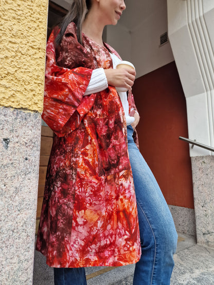 African Batik Oversize Kimono