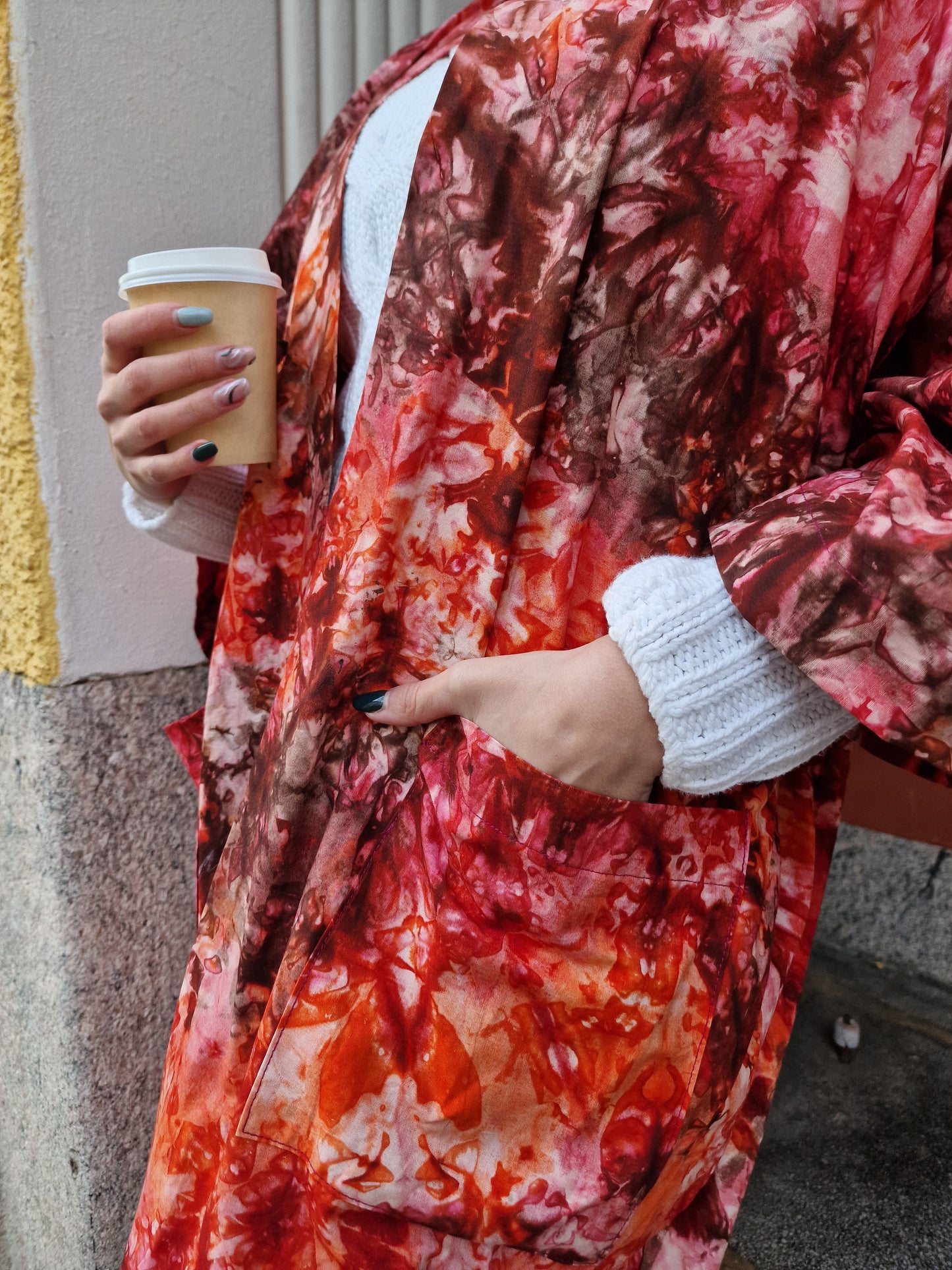 African Batik Oversize Kimono