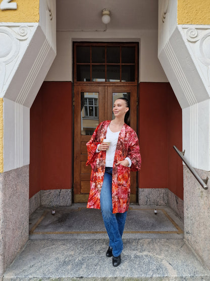 African Batik Oversize Kimono