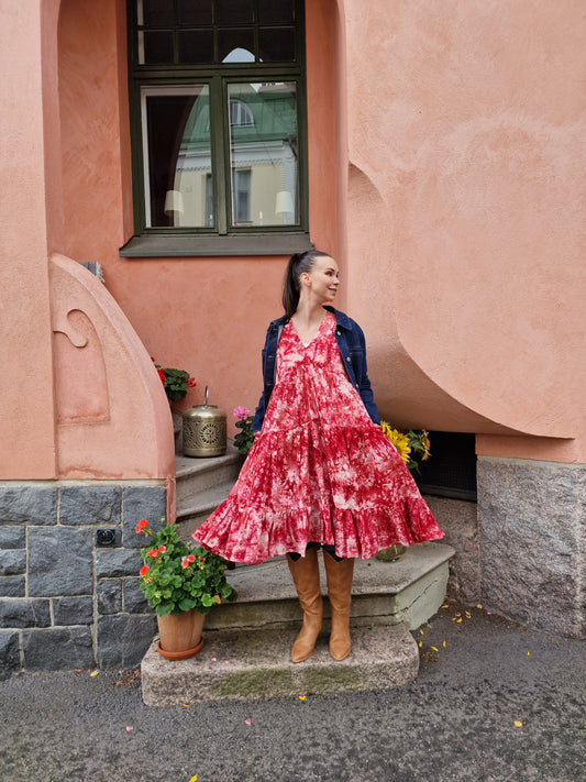 Naomi - Layered Batik Dress