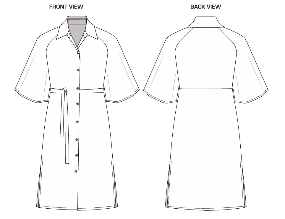 Kitoko - Collared midi dress