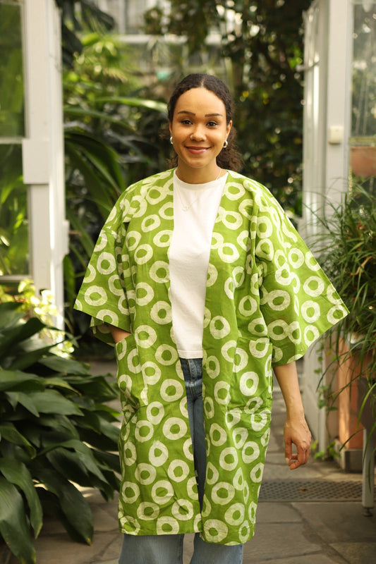 African Batik Oversize Kimono
