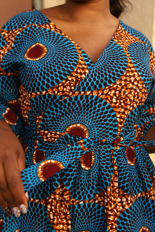 Keba Maxi wrap dress - sample