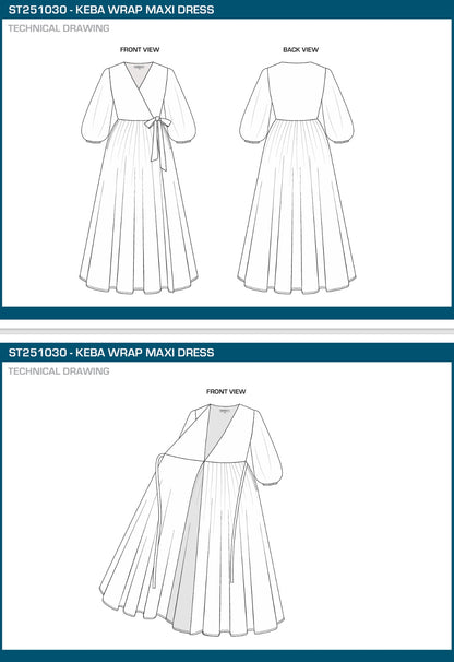Keba - Maxi Wrap Dress