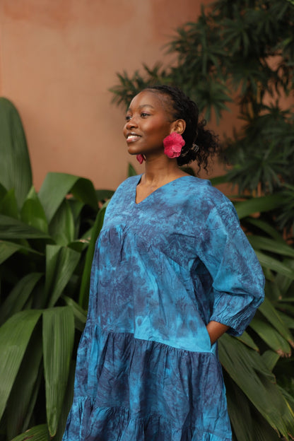 Naomi - Layered Batik Dress