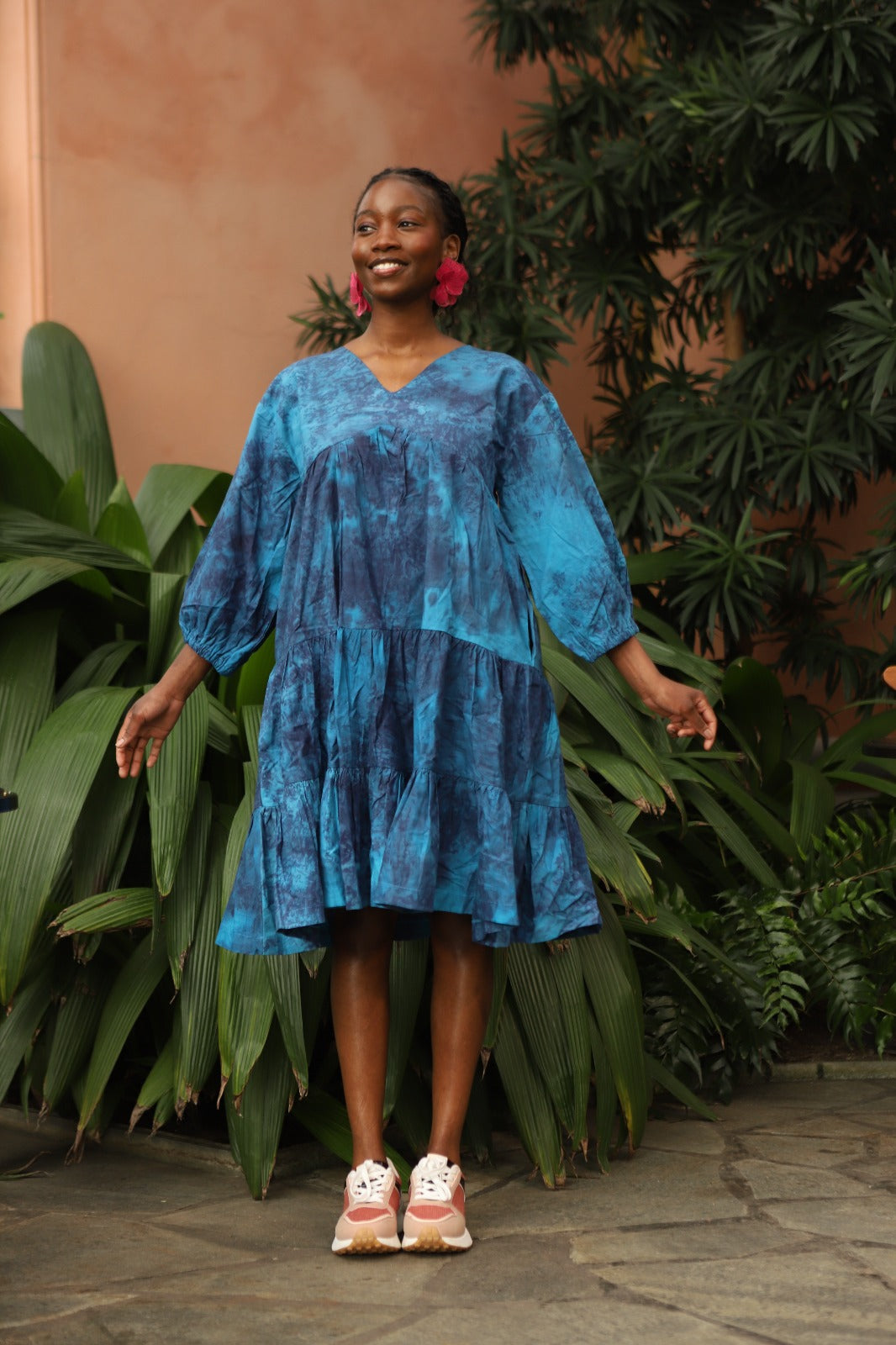Naomi - Layered Batik Dress