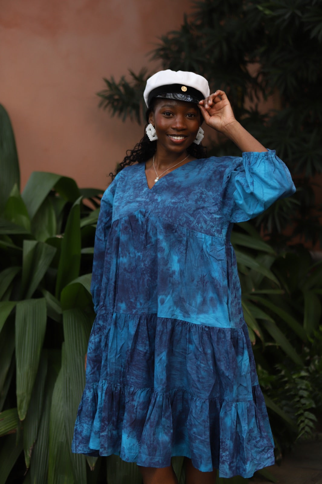 Naomi - Layered Batik Dress