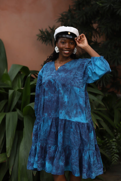 Naomi - Layered Batik Dress